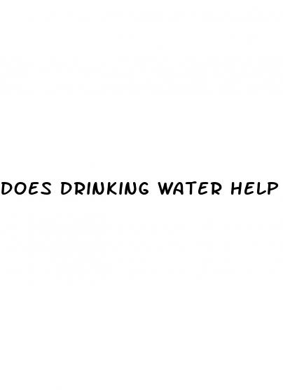 does drinking water help high blood sugar