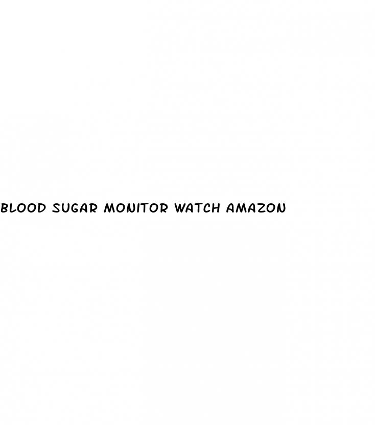 blood sugar monitor watch amazon