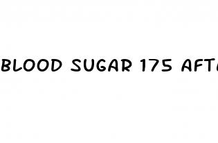 blood sugar 175 after eating