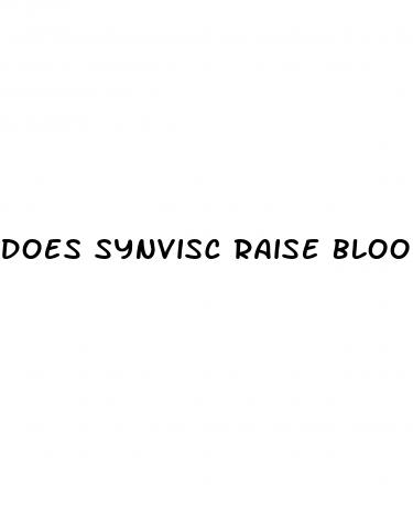 does synvisc raise blood sugar