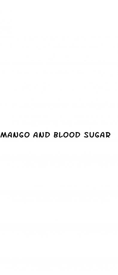 mango and blood sugar