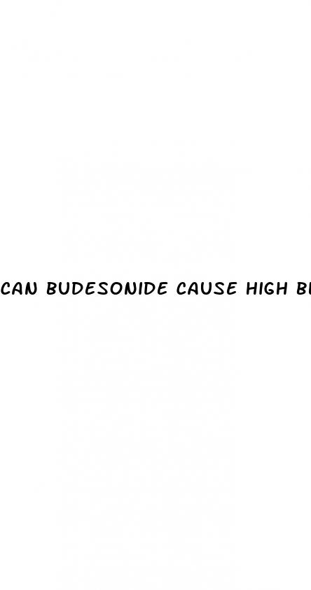 can budesonide cause high blood sugar