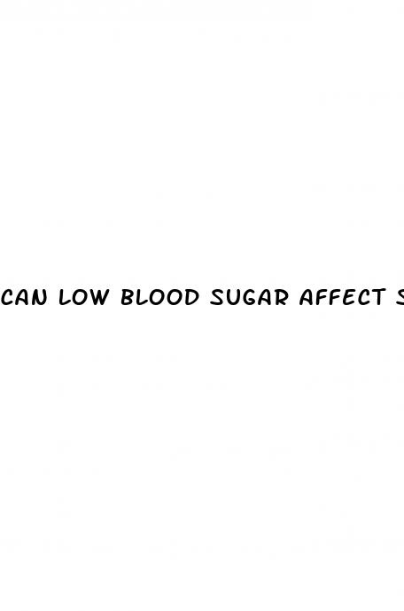 can low blood sugar affect sleep