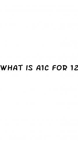 what is a1c for 125 blood sugar