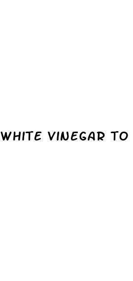 white vinegar to lower blood sugar