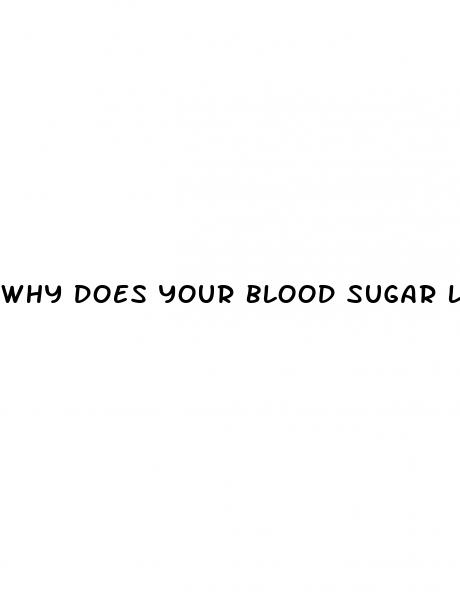 why does your blood sugar level drop