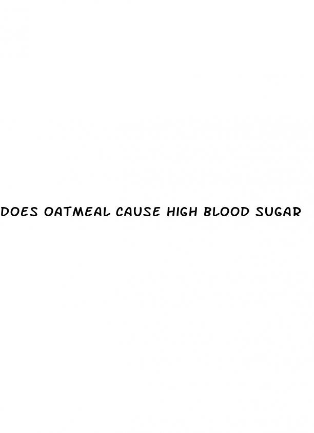 does oatmeal cause high blood sugar