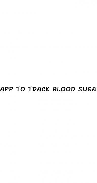 app to track blood sugar