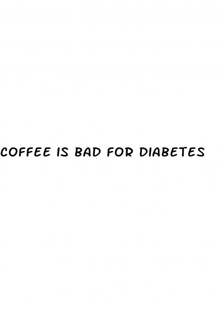 coffee is bad for diabetes