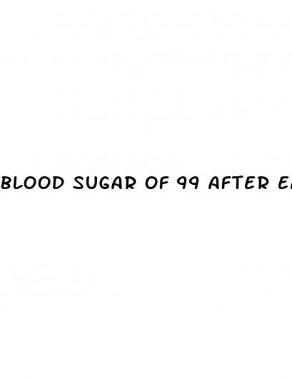 blood sugar of 99 after eating