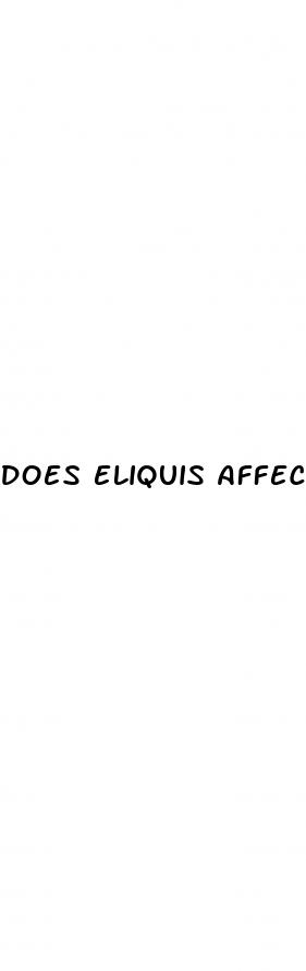 does eliquis affect blood sugar