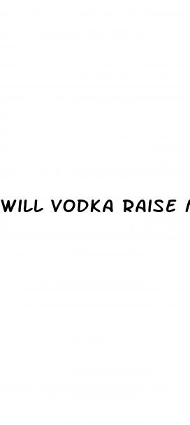 will vodka raise my blood sugar