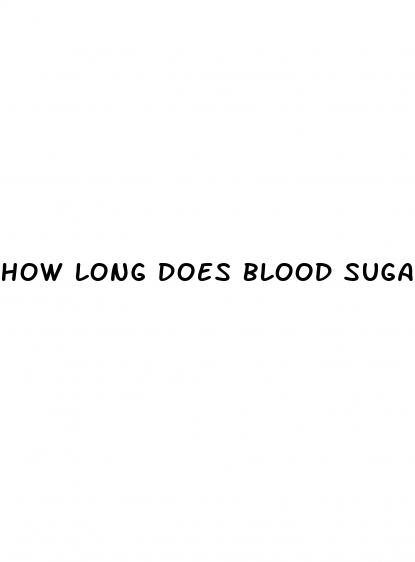 how long does blood sugar stay elevated after eating