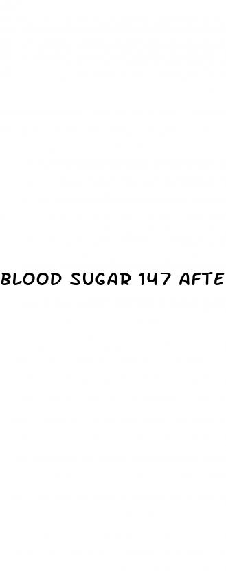 blood sugar 147 after meal