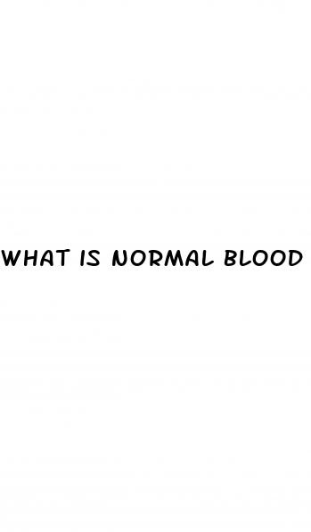 what is normal blood sugar level for a man