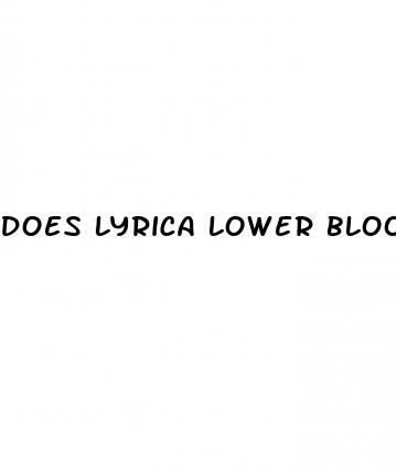 does lyrica lower blood sugar