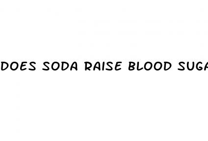 does soda raise blood sugar