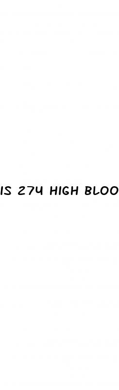 is 274 high blood sugar