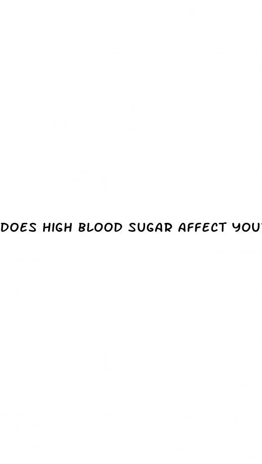 does high blood sugar affect your kidneys