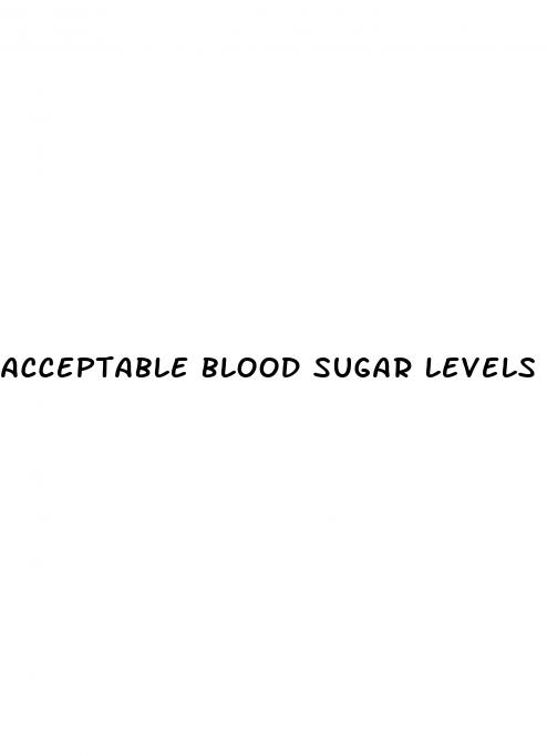 acceptable blood sugar levels after eating