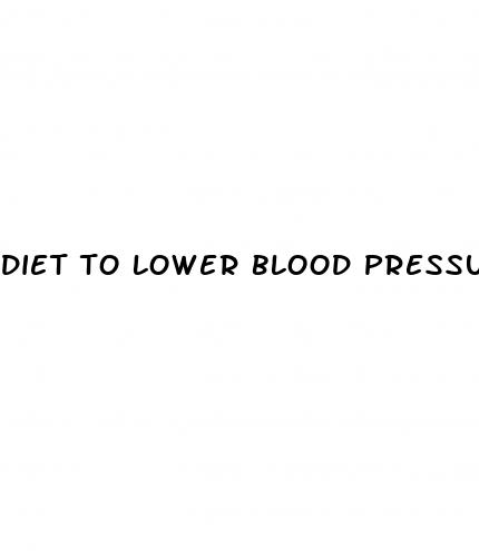 diet to lower blood pressure and blood sugar