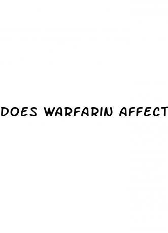 does warfarin affect blood sugar
