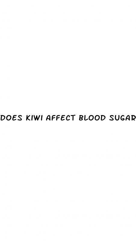 does kiwi affect blood sugar