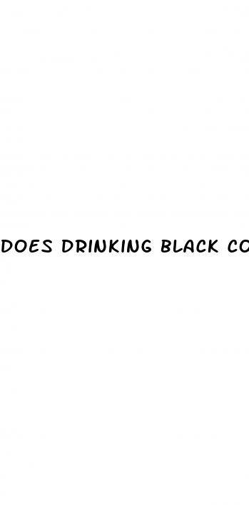 does drinking black coffee raise blood sugar