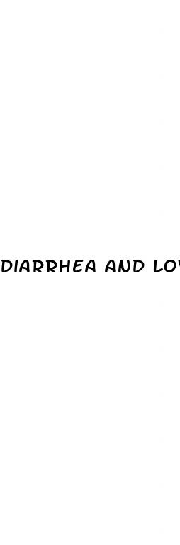 diarrhea and low blood sugar