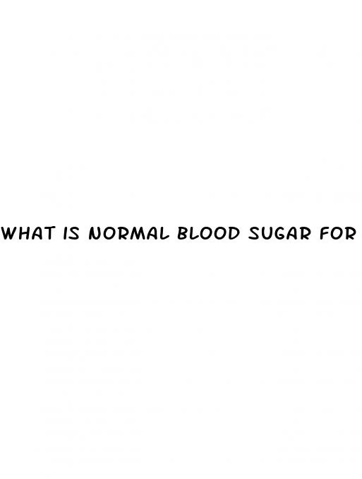 what is normal blood sugar for a 70 year old woman