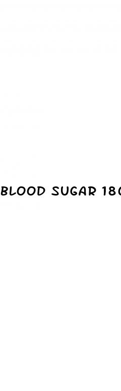 blood sugar 180 right after eating