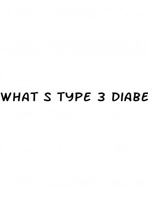what s type 3 diabetes
