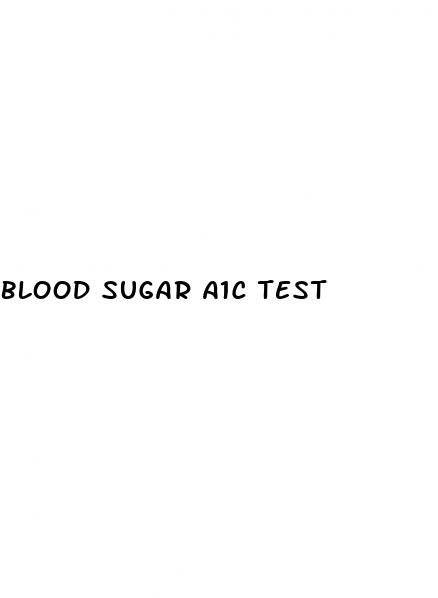 blood sugar a1c test