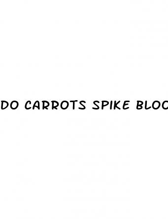 do carrots spike blood sugar