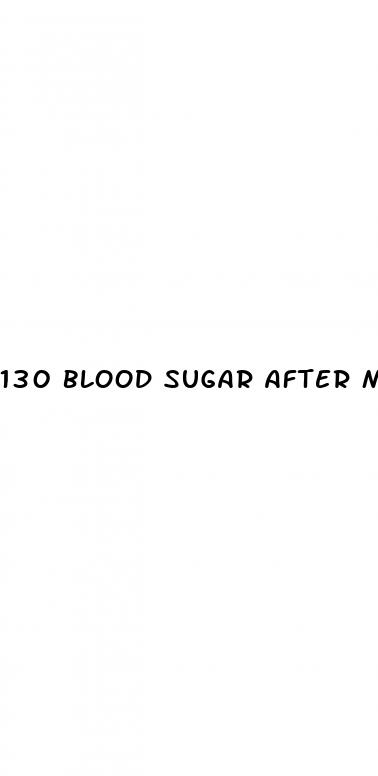 130 blood sugar after meal