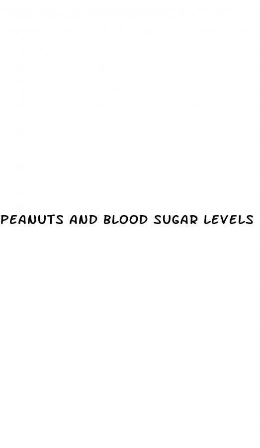 peanuts and blood sugar levels
