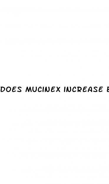 does mucinex increase blood sugar
