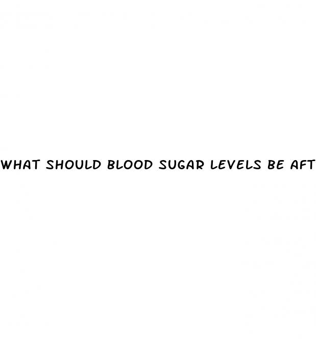 what should blood sugar levels be after a meal