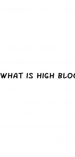 what is high blood sugar reading