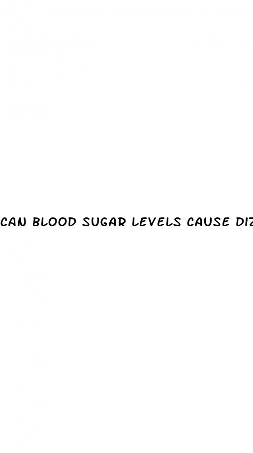 can blood sugar levels cause dizziness