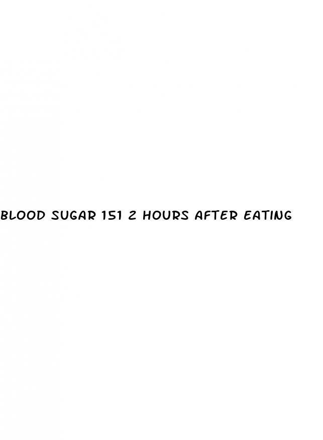 blood sugar 151 2 hours after eating