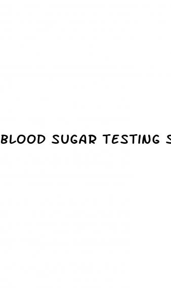 blood sugar testing supplies