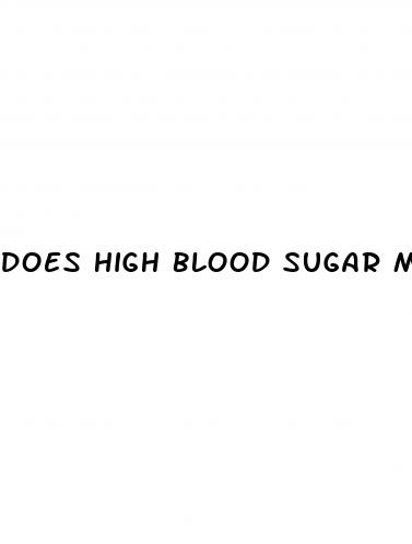 does high blood sugar make you fat