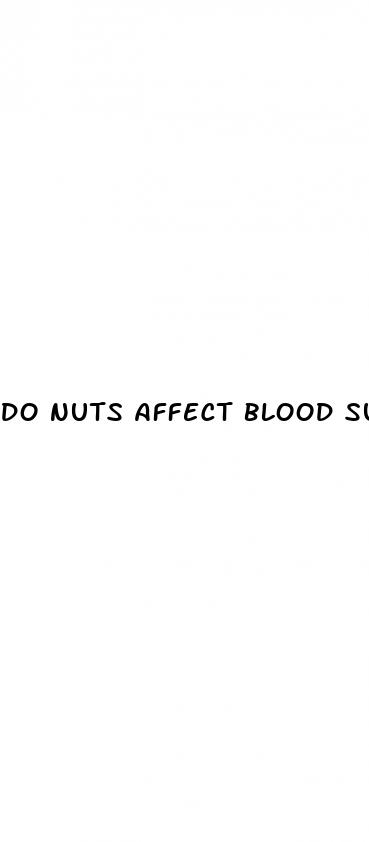 do nuts affect blood sugar