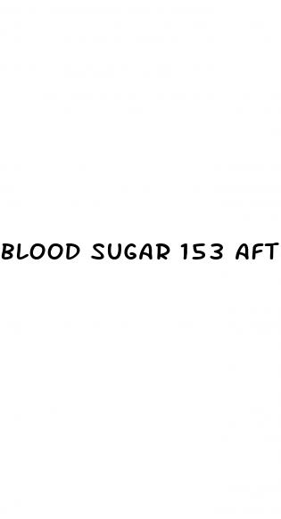 blood sugar 153 after eating
