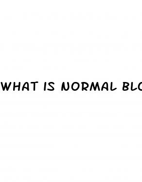 what is normal blood sugar rate