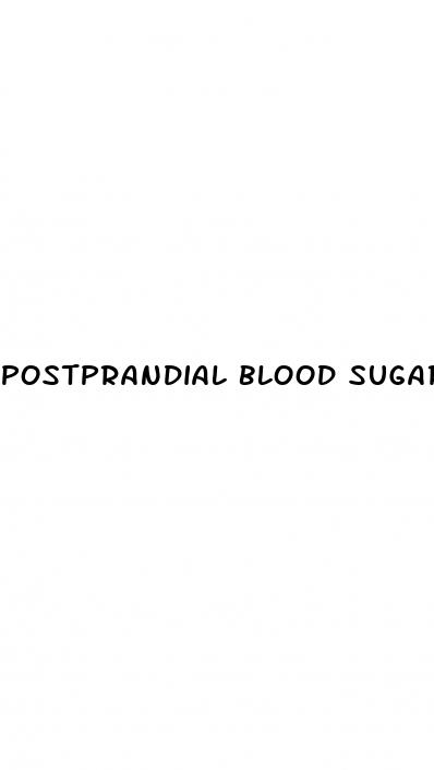 postprandial blood sugar test