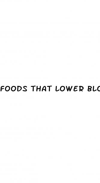 foods that lower blood sugar instantly