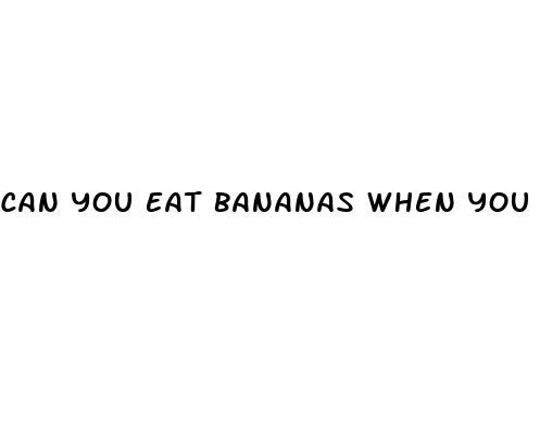 can you eat bananas when you have diabetes