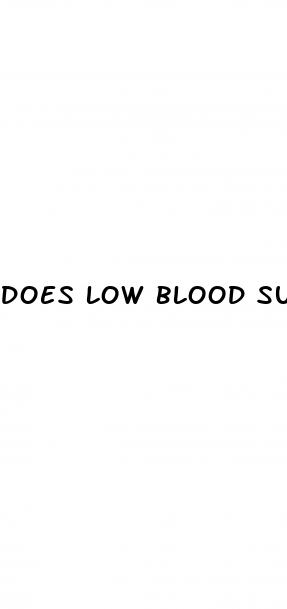 does low blood sugar cause thirst